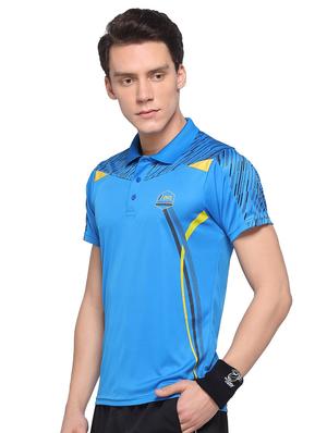 blue printed polo t-shirt - 16957875 - Standard Image - 2