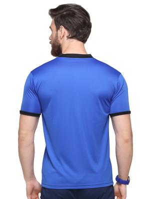 blue solid t-shirt - 16957880 - Standard Image - 3