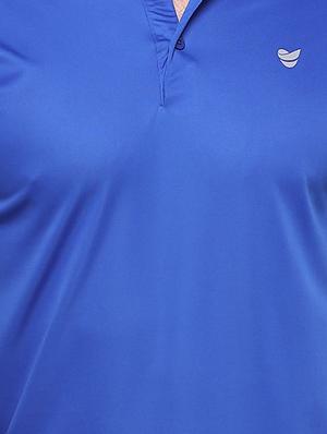 blue solid t-shirt - 16957880 - Standard Image - 4