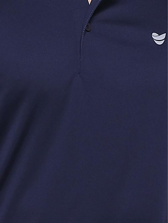 dark blue solid t-shirt - 16957881 - Zoom Image - 4