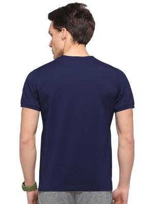 dark blue solid t-shirt - 16957885 - Standard Image - 3
