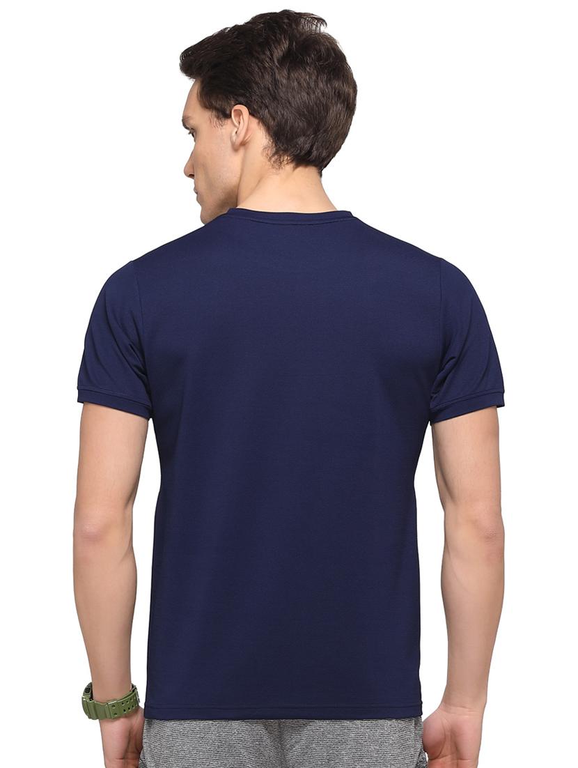 dark blue solid t-shirt - 16957885 - Zoom Image - 3