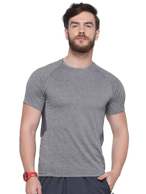 grey solid t-shirt - 16957889 - Standard Image - 1