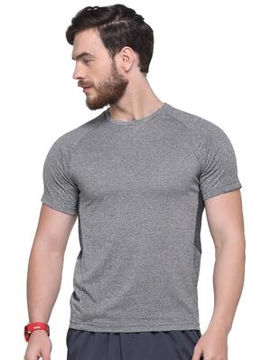 grey solid t-shirt - 16957889 - Standard Image - 2