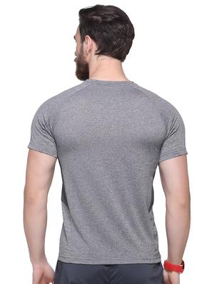 grey solid t-shirt - 16957889 - Standard Image - 3
