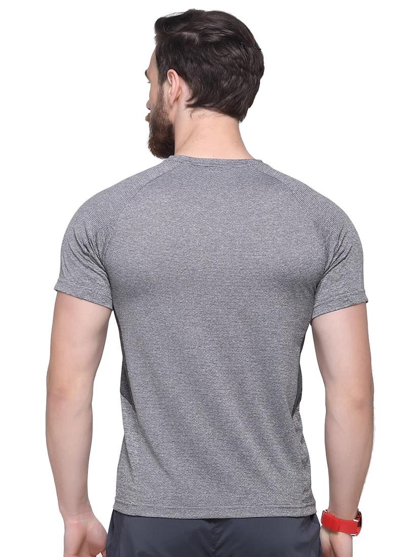 grey solid t-shirt - 16957889 - Zoom Image - 3