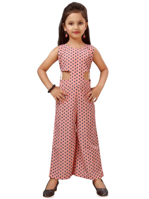 multi colored georgette full length jumpsuit  - 16957912 -  Standard Image - 0