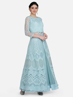 embroidered net jacket - 16957958 - Standard Image - 2