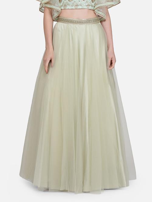pastel net flared skirt - 16957960 - Standard Image - 1