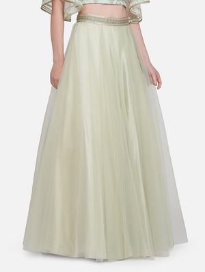pastel net flared skirt - 16957960 - Standard Image - 2