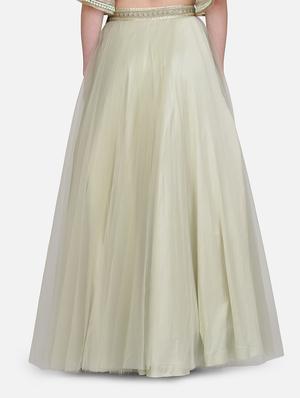 pastel net flared skirt - 16957960 - Standard Image - 3
