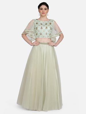 pastel net flared skirt - 16957960 - Standard Image - 4