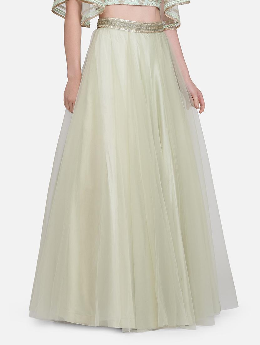 pastel net flared skirt - 16957960 - Zoom Image - 2