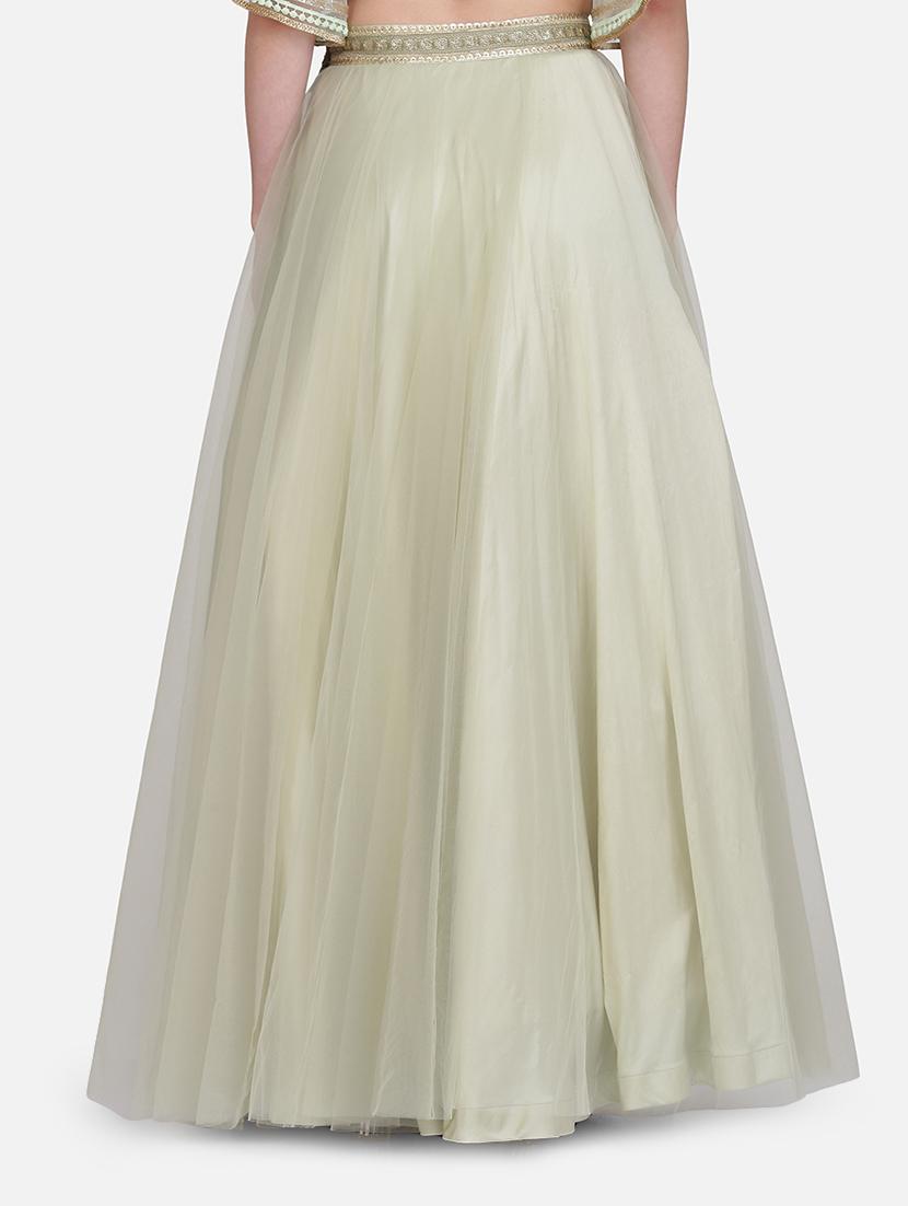 pastel net flared skirt - 16957960 - Zoom Image - 3