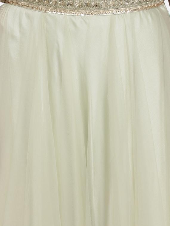 pastel net flared skirt - 16957960 - Zoom Image - 5