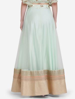 pastel net flared skirt - 16957962 - Standard Image - 3
