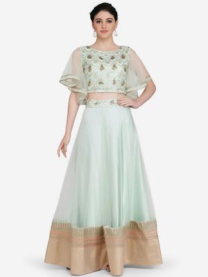 pastel net flared skirt - 16957962 - Standard Image - 4