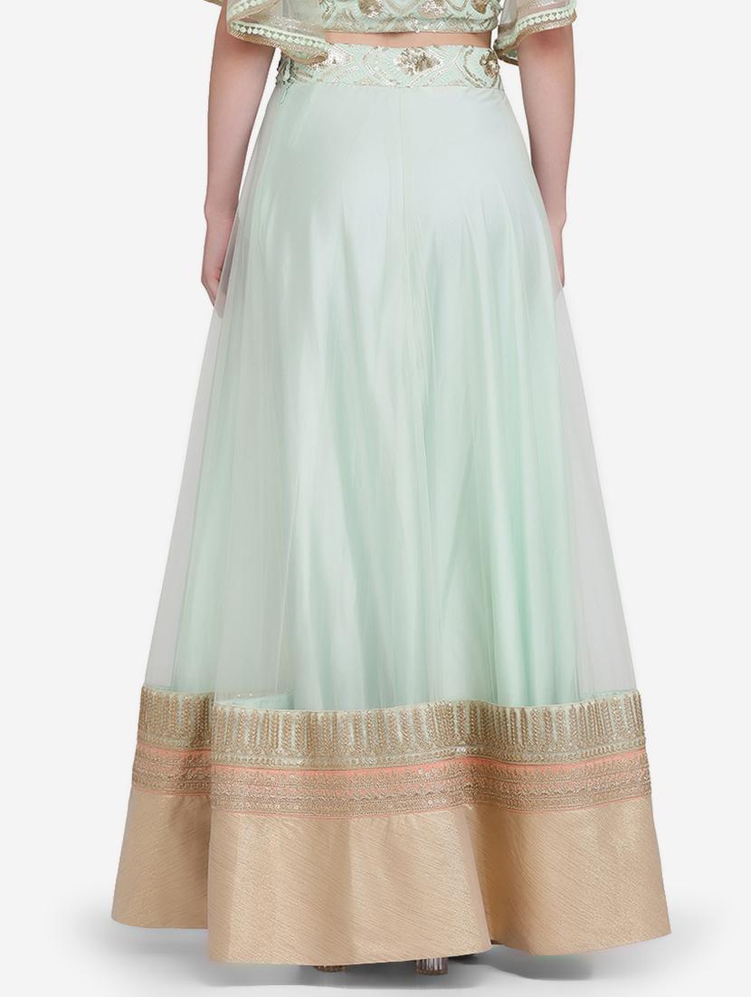 pastel net flared skirt - 16957962 - Zoom Image - 3