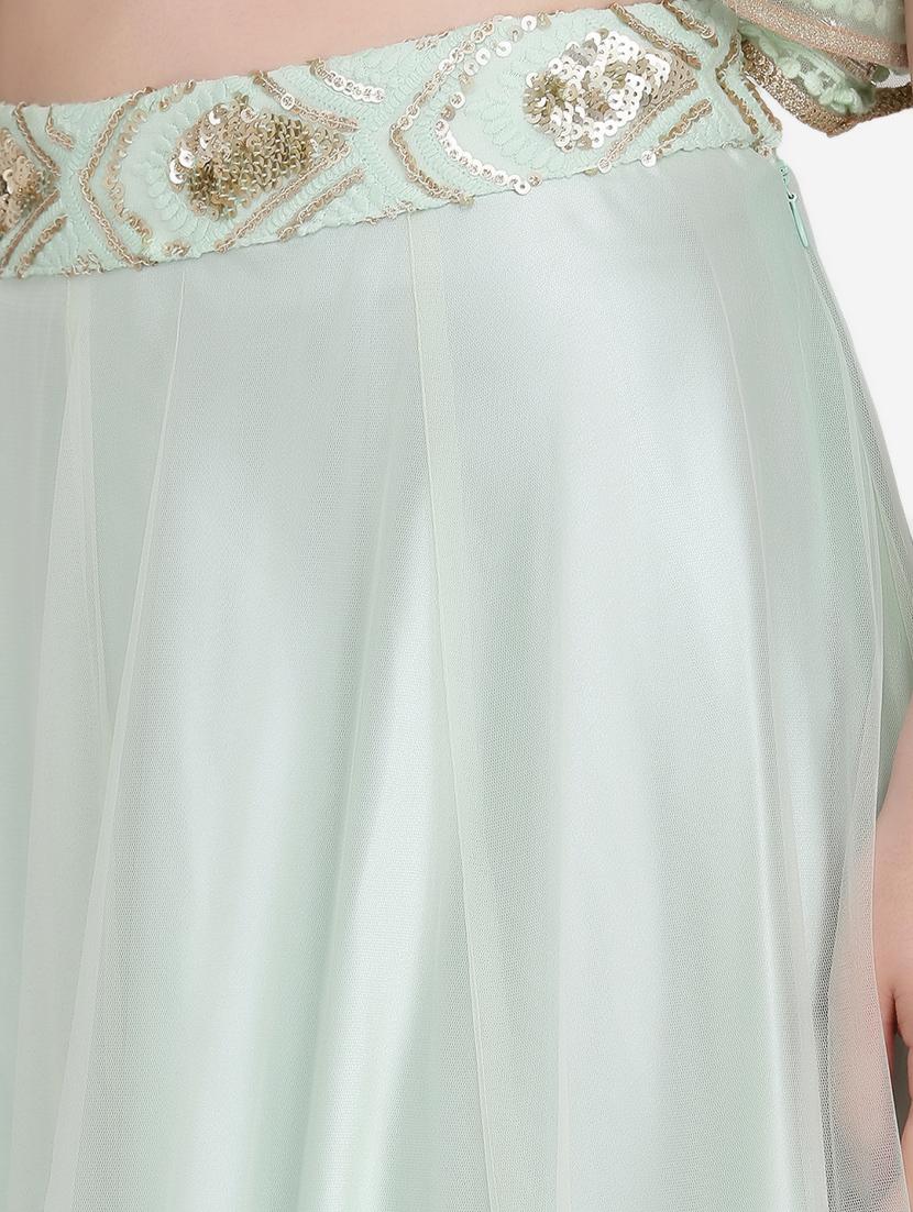 pastel net flared skirt - 16957962 - Zoom Image - 5