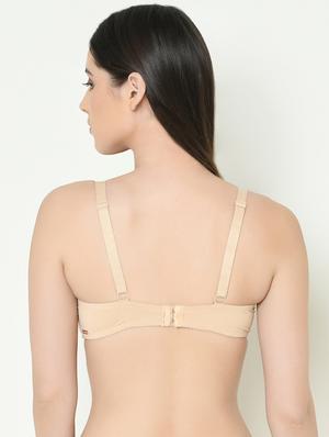 bow patch lace detail plunge bra - 16957989 - Standard Image - 3