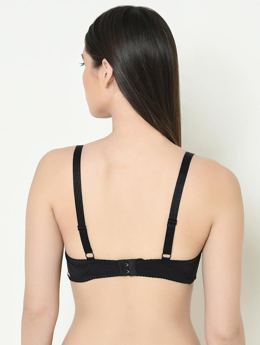 bow patch lace detail plunge bra - 16957990 - Zoom Image - 3