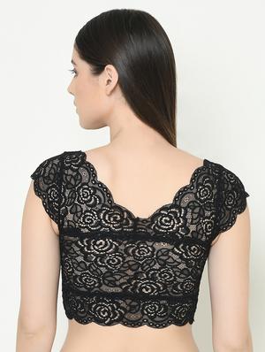 full coverage laced bralette - 16957994 - Standard Image - 3