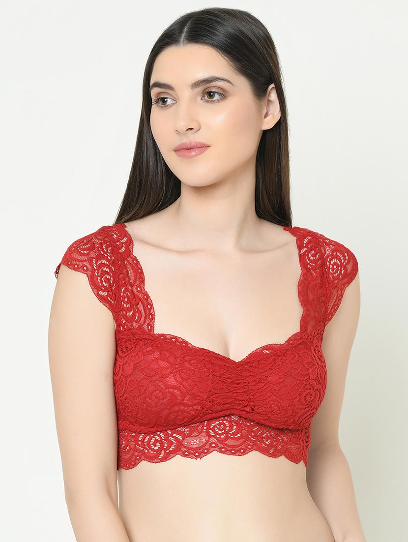 full coverage laced bralette - 16957995 - Zoom Image - 1