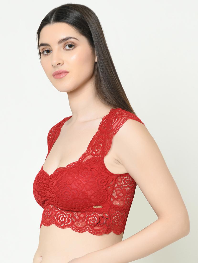 full coverage laced bralette - 16957995 - Zoom Image - 2
