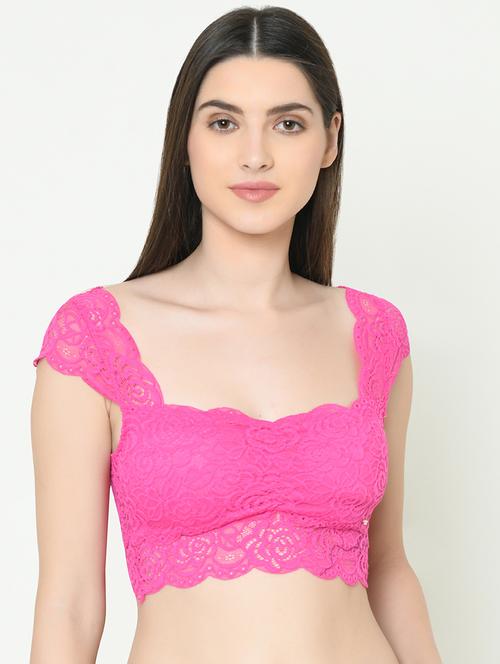 full coverage laced bralette - 16957996 - Standard Image - 1