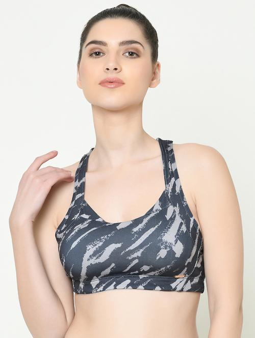 styled back sports bra - 16957998 - Very Small Image - 1