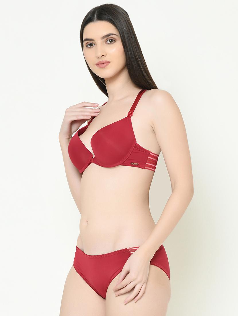 styled back bra with panty set - 16958017 - Zoom Image - 2