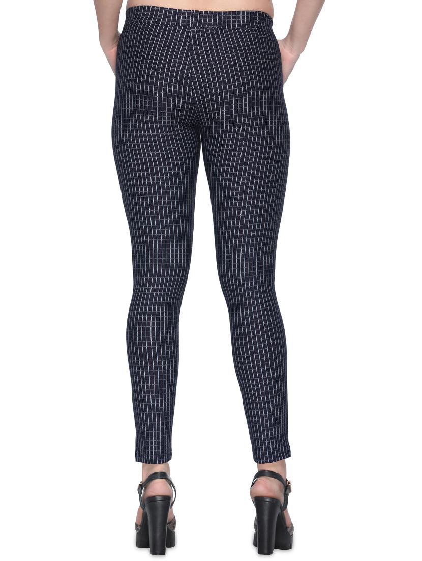mid rise checkered jeggings - 16958141 - Zoom Image - 3