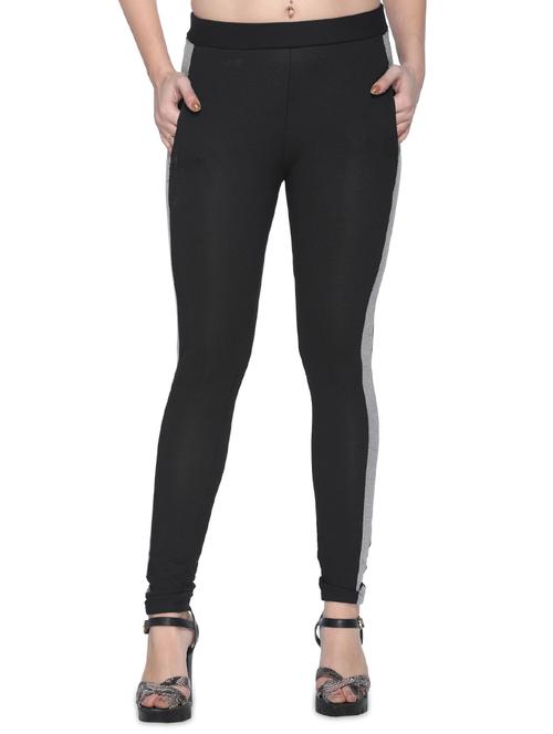 mid rise side taped jeggings - 16958142 - Standard Image - 1