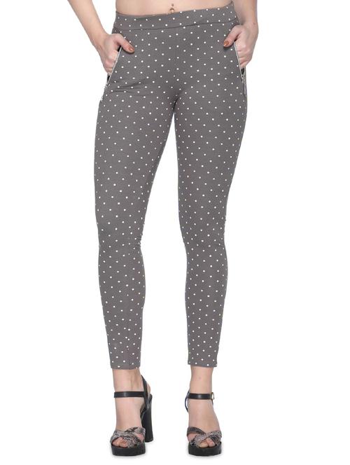 mid rise polka dot jeggings - 16958144 - Standard Image - 1