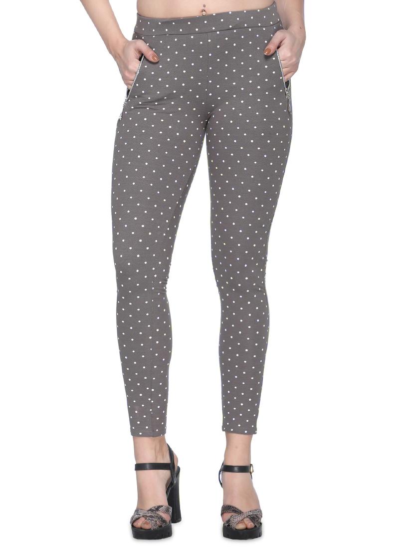 mid rise polka dot jeggings - 16958144 - Zoom Image - 1