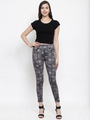 mid rise abstract jeggings - 16958155 - Standard Image - 4