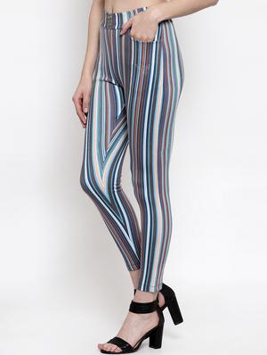 mid rise striped jeggings - 16958156 - Standard Image - 2