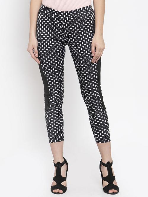low rise printed jeggings - 16958158 - Standard Image - 1