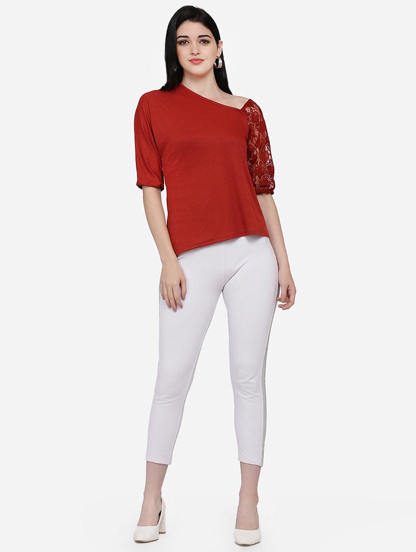 single net sleeves solid top - 16958170 - Zoom Image - 4