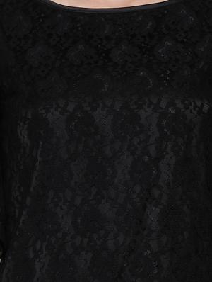 flutter sleeves laced top - 16958172 - Standard Image - 5