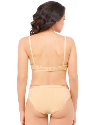 laced panel bra & panty set - 16958236 - Standard Image - 2
