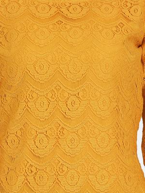 round neck laced sheath dress - 16958247 - Standard Image - 5