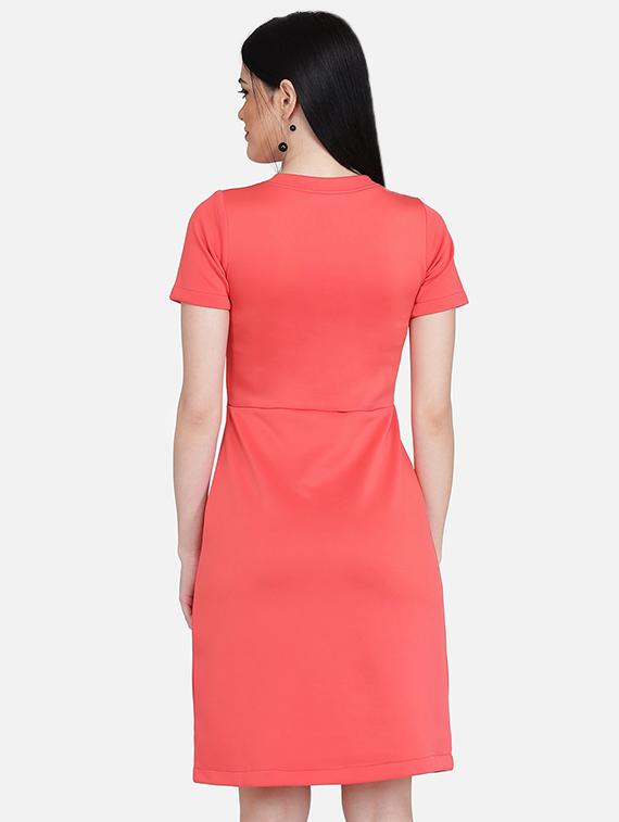 round neck sheath dress - 16958251 - Zoom Image - 3