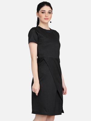 round neck sheath dress - 16958252 - Standard Image - 2