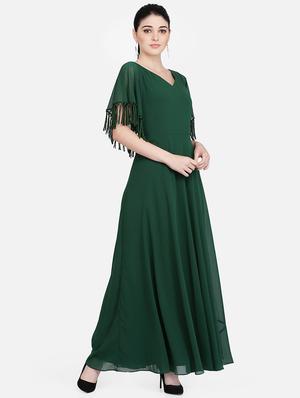 fringe detail maxi dress - 16958264 - Standard Image - 2