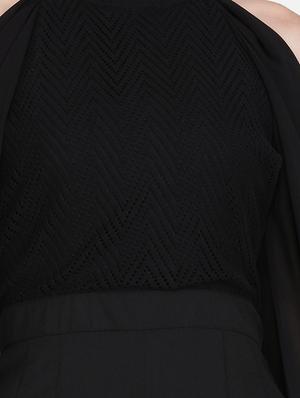 cold shoulder full leg jumpsuit - 16958277 - Standard Image - 4