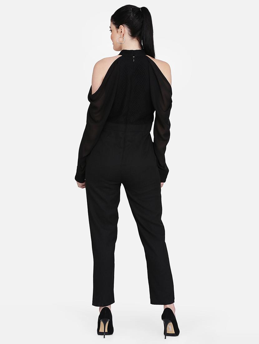 cold shoulder full leg jumpsuit - 16958277 - Zoom Image - 3