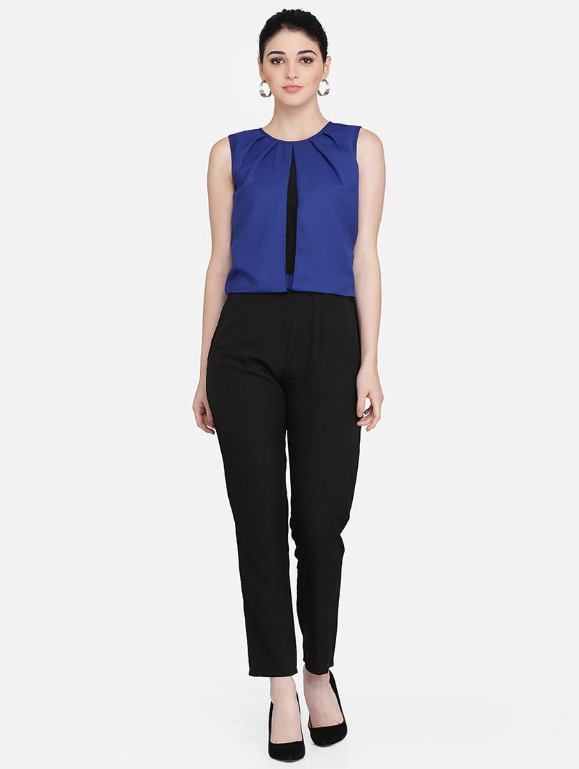 layered full leg jumpsuit - 16958281 - Zoom Image - 1