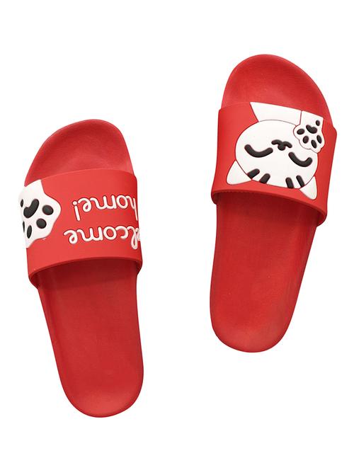 red slip on flip flops - 16958292 - Very Small Image - 1