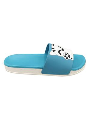 blue slip on flip flops - 16958293 - Standard Image - 3